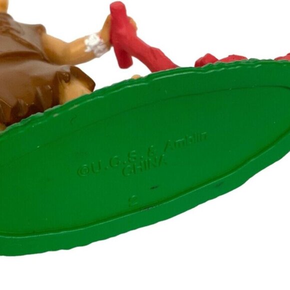 Flintstones Movie Barney Rubble Mowing Vintage Collectible Toy Figure 1994 - Picture 6 of 7